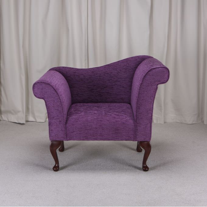 37 Chaise Lounge Occasional Bench Seat Chair Purple Fabric Queen Anne Uk - Purple Chaise Lounge Chair 37 Chaise Lounge Occasional Bench Seat Chair Purple Fabric Queen Anne Uk - Purple Chaise Lounge Chair