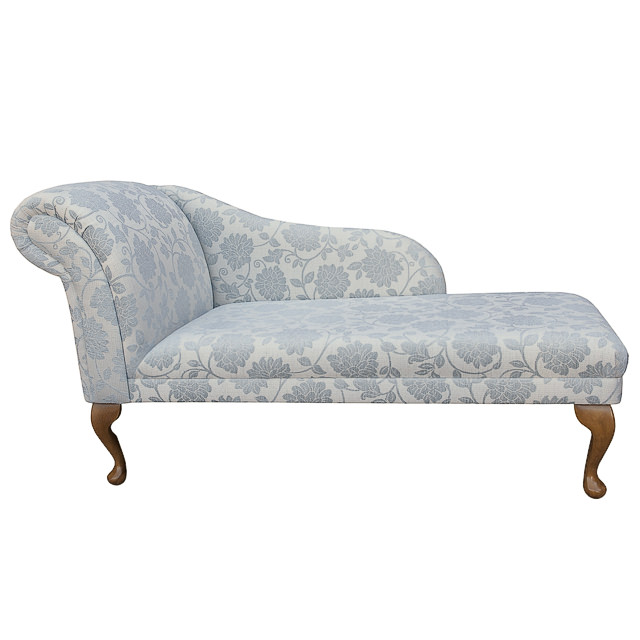52 Large Chaise Lounge Sofa Day Bed Seat Chair Woburn Blue Fl Fabric - Double Wide Chaise Lounge Sofa 52 Large Chaise Lounge Sofa Day Bed Seat Chair Woburn Blue Fl Fabric - Double Wide Chaise Lounge Sofa